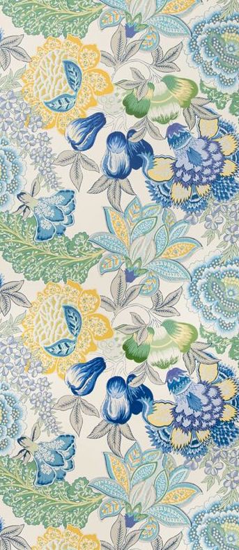 Shop P8020101530 Karabali Multi Color Floral Brunschwig Fils Wallpaper