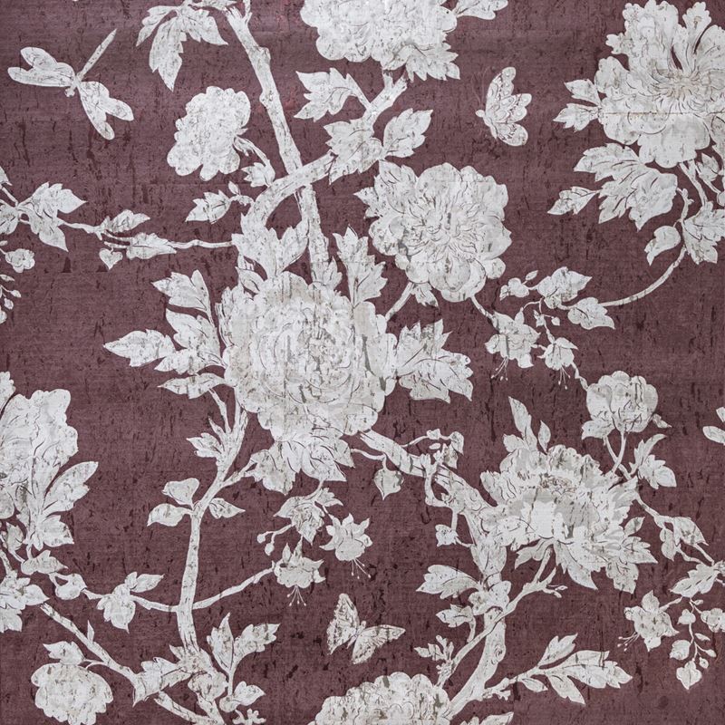 Acquire P8020109.909.0 Les Pivoines Purple Floral by Brunschwig & Fils Wallpaper