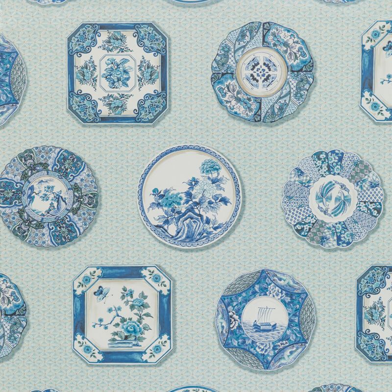 View P8020115.5 Bonchamp BlueNovelty by Brunschwig & Fils Wallpaper