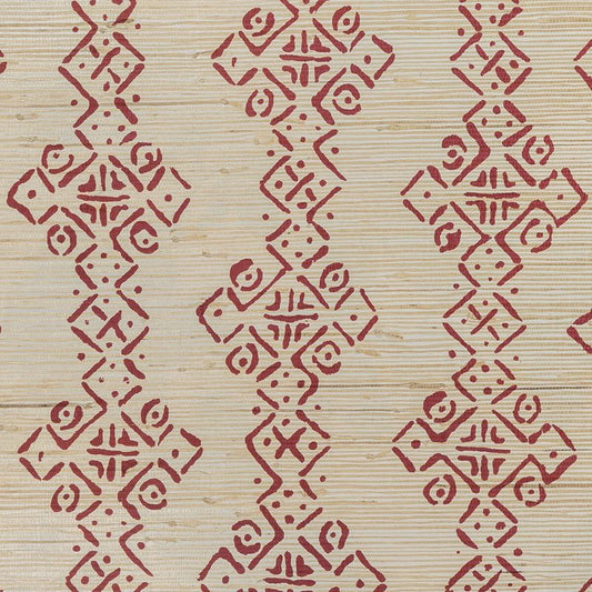Pbfc 3529 717 Mali Grasscloth Ruby By Lee Jofa