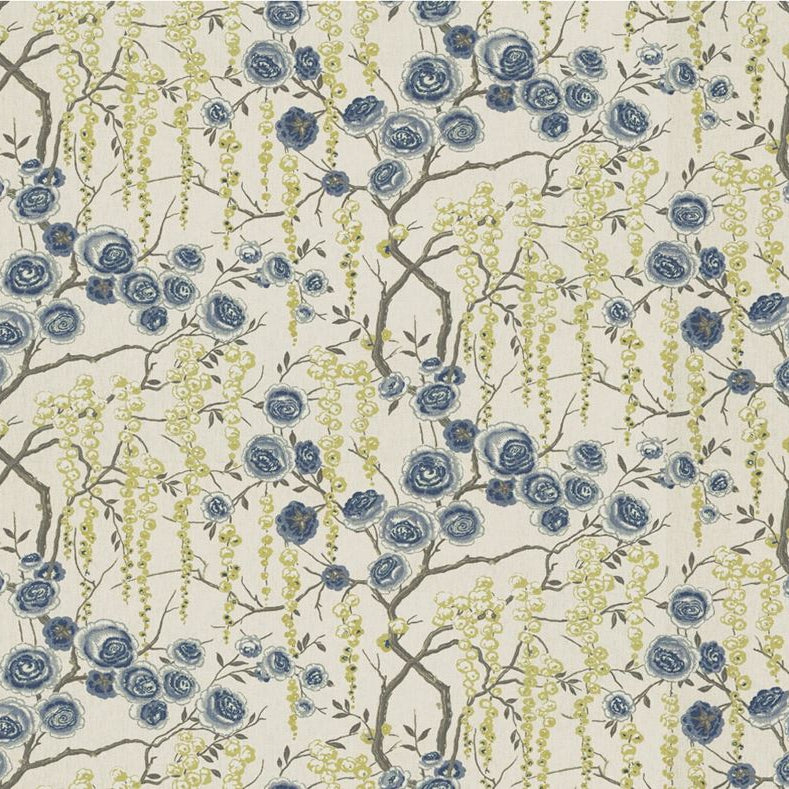 Order PEONYTREE.523.0 Peonytree Ultramarine Botanical/Foliage Blue Kravet Basics Fabric