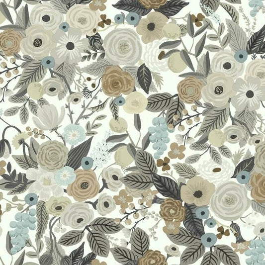 Find RI5121 Rifle Paper Co. Garden Party Brown York Wallpaper
