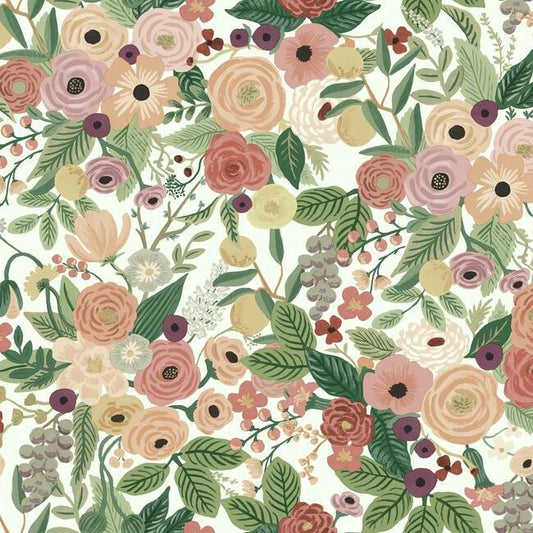 Search RI5122 Rifle Paper Co. Garden Party Burgundy York Wallpaper