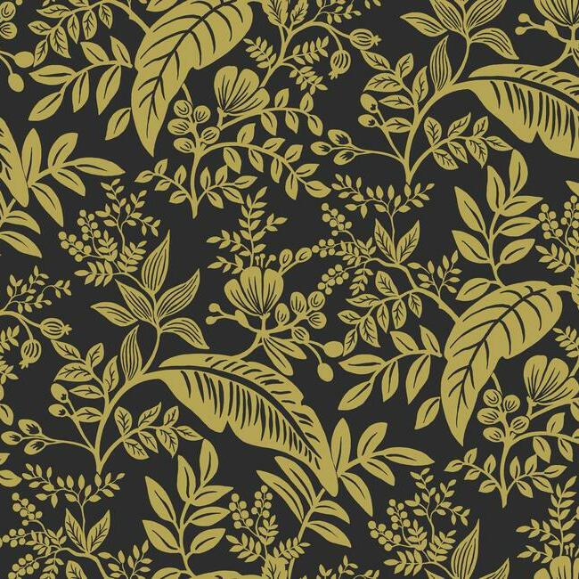 Search RI5139 Rifle Paper Co. Canopy Gold York Wallpaper