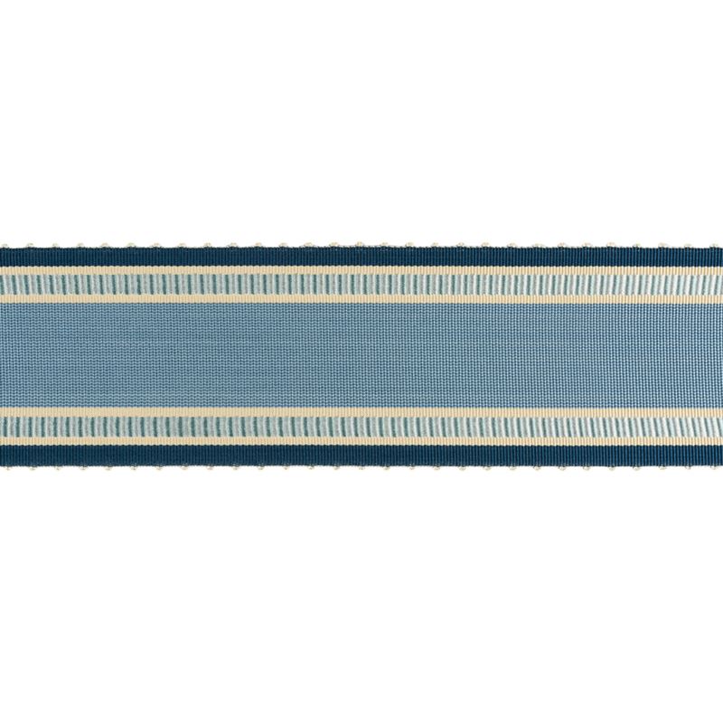 Save T8012521-5 Soie Ribbon Canton Blue by Brunschwig & Fils Fabric