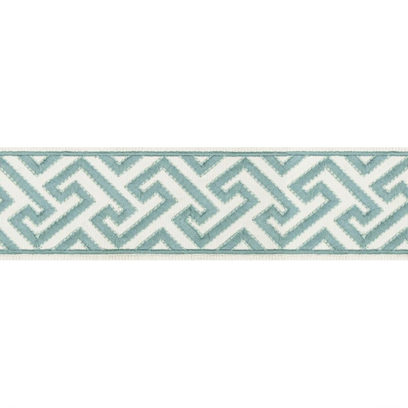 Looking T8019100-113 Sanchi Tape Aqua by Brunschwig & Fils Fabric