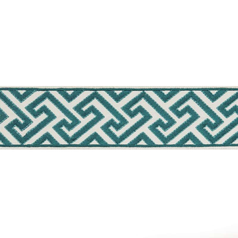 Shop T8019100-13 Sanchi Tape Turquoise by Brunschwig & Fils Fabric
