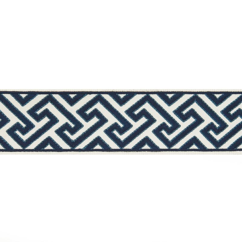 Search T8019100-50 Sanchi Tape Indigo by Brunschwig & Fils Fabric