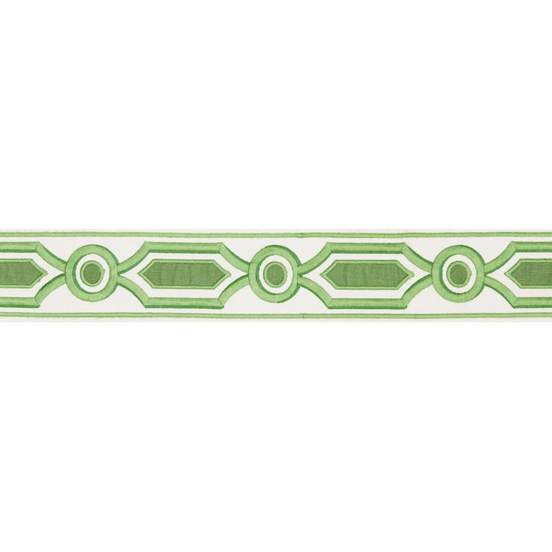 Search T8019105-3 Ganden Tape Green by Brunschwig & Fils Fabric