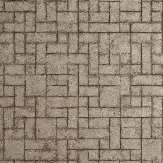 W0061/01 Sandstone Neutral Geometric Clarke And Clarke Wallpaper