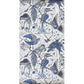 W0099/01 Audubon Blue Animals Clarke And Clarke Wallpaper