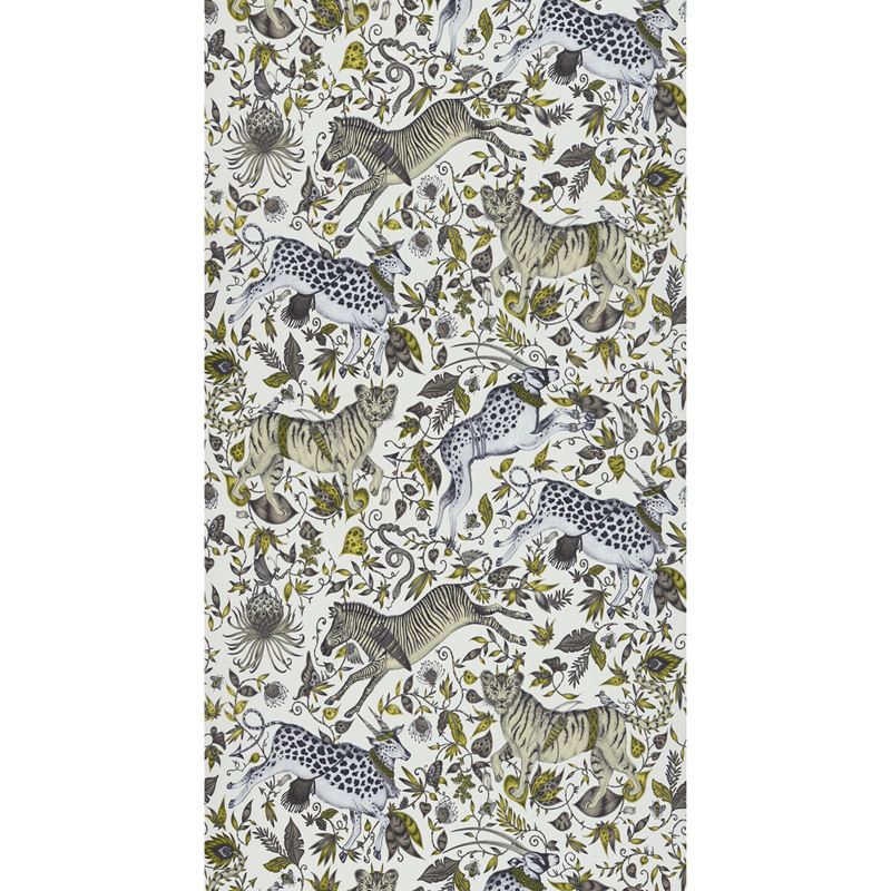 W0119/04 Protea Yellow Animal/Insect Clarke And Clarke Wallpaper 2